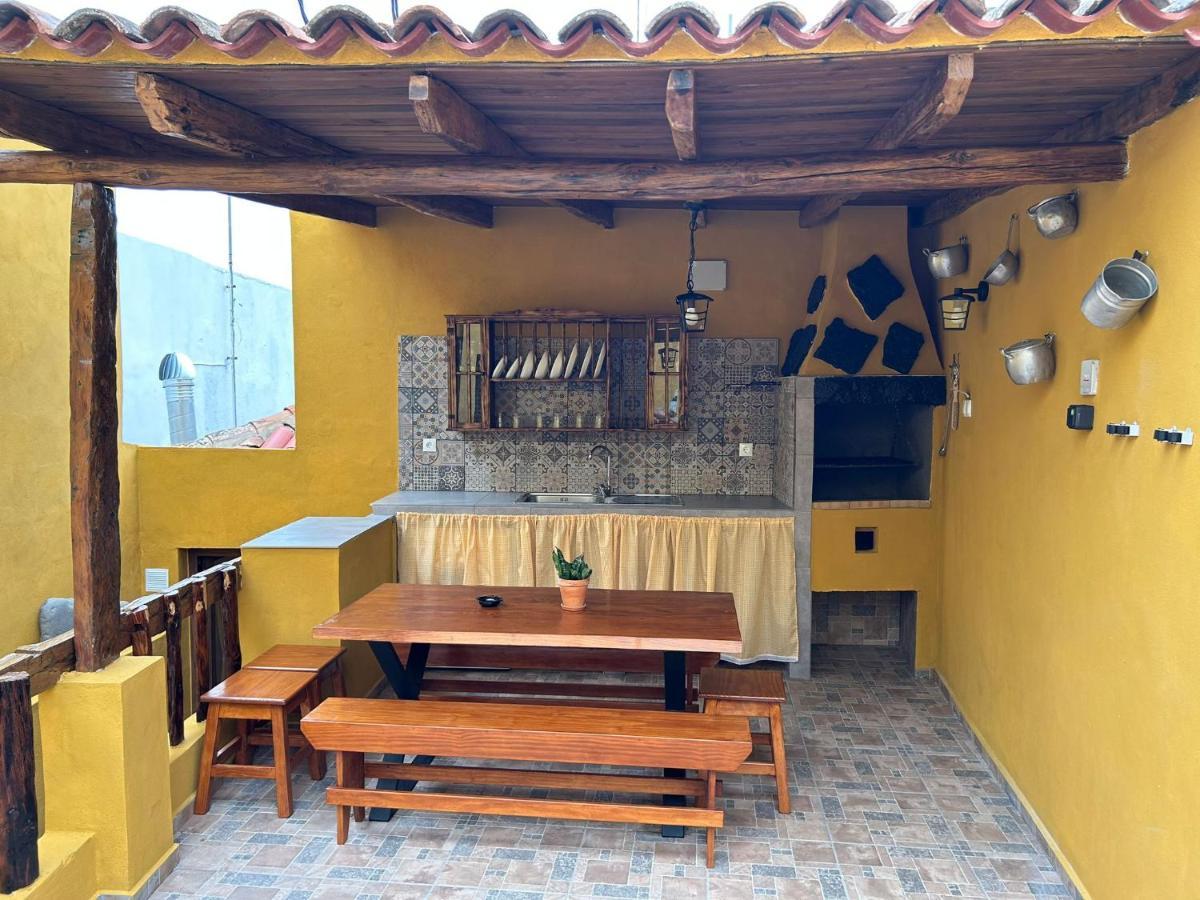 Tradicional Casa Canaria Con Piscina Y Vistas Al Teide Icod De Los Vinos Ngoại thất bức ảnh