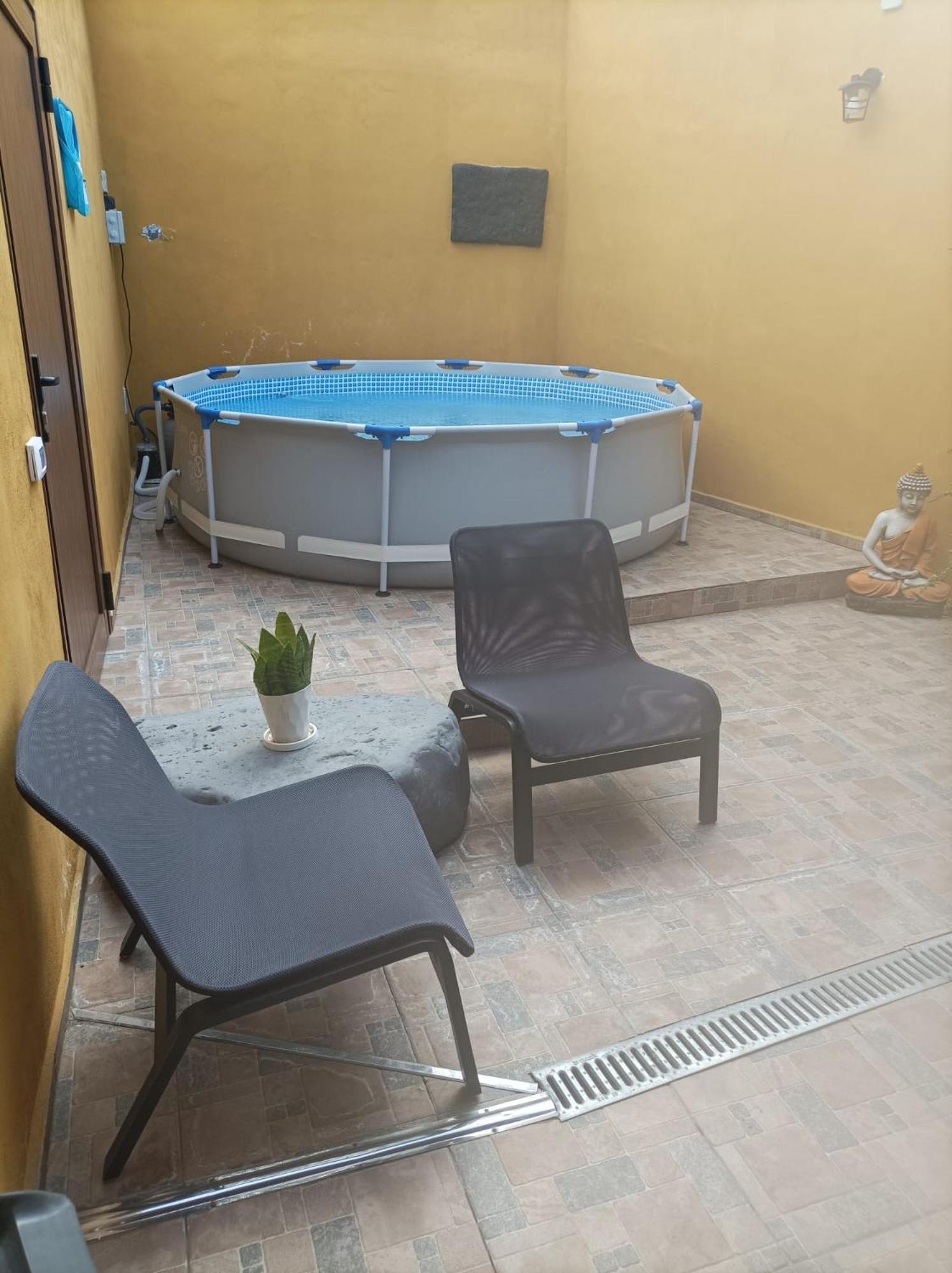 Tradicional Casa Canaria Con Piscina Y Vistas Al Teide Icod De Los Vinos Ngoại thất bức ảnh